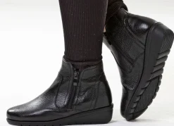 ELENA EDEN, gefütterte Damen-Stiefeletten, Winterschuhe, Weite G, mit Reißverschluss