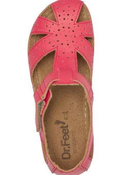 ELENA EDEN, klassische Damen-Sandalen, Weite H, mit Klettverschluss