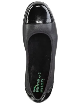 ELENA EDEN, klassische Damen-Ballerinas, Weite G, mit herausnehmbarem Fußbett