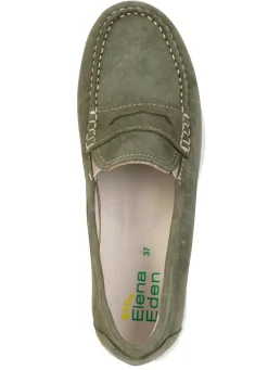 ELENA EDEN, klassische Damen-Slipper, Weite H, mit herausnehmbarem Fußbett