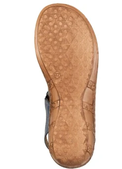 ELENA EDEN, klassische Damen-Sandalen, Weite G, mit Klettverschluss