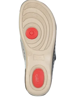 ELENA EDEN, klassische Damen-Pantoletten, Weite G, mit Klettverschluss