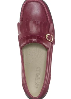 ELENA EDEN, klassische Damen-Slipper, Weite H, mit herausnehmbarem Lederfußbett