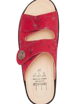 ELENA EDEN, klassische Damen-Pantoletten, Weite H, mit herausnehmbaren Fußbett