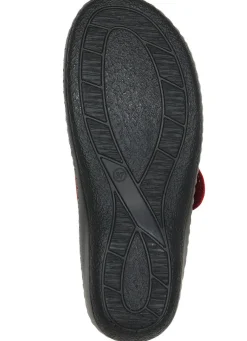 ELENA EDEN, klassische Damen-Pantoletten, Weite H, mit herausnehmbaren Fußbett