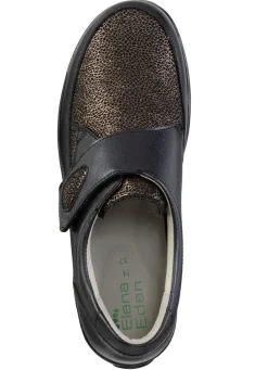 ELENA EDEN Klettschuh aus schimmerndem Nappaleder