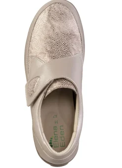 ELENA EDEN Klettschuh aus schimmerndem Nappaleder