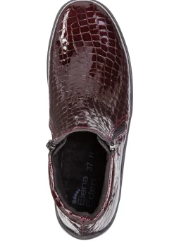 ELENA EDEN, komfortable Damen-Stiefeletten, Weite H, mit herausnehmbarem Fußbett