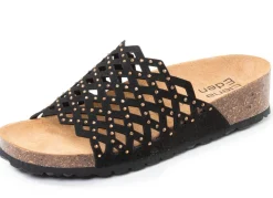 ELENA EDEN, leichte Damen-Pantoletten, Weite G, mit Lederfußbett