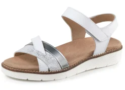 ELENA EDEN, modische Damen-Sandale, Weite H, mit herausnehmbarem Fußbett