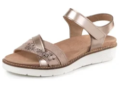 ELENA EDEN, modische Damen-Sandale, Weite H, mit herausnehmbarem Fußbett