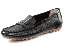 ELENA EDEN Mokassin-Slipper aus weichem, genarbtem Hirsch-Nappaleder