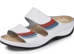 ELENA EDEN Pantolette mit Kontrast-Einsätzen