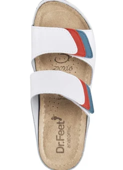 ELENA EDEN Pantolette mit Kontrast-Einsätzen