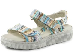 ELENA EDEN Sandale aus interessantem Bast-Material