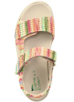 ELENA EDEN Sandale aus interessantem Bast-Material