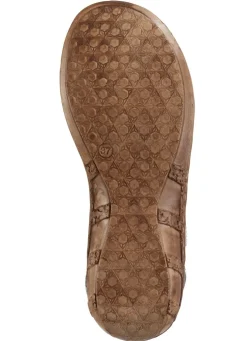 ELENA EDEN Sandale aus Nappaleder mit dezenter Knitter-Struktur