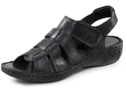 ELENA EDEN Sandale aus Nappaleder mit dezenter Knitter-Struktur