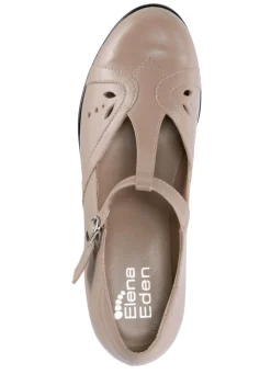 ELENA EDEN, schicke Damen-Pumps, Weite H, aus Leder