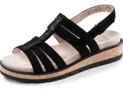 ELENA EDEN, schicke Damen-Sandalen, Weite G, mit herausnehmbarem Fußbett
