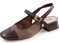 ELENA EDEN, schicke Damen-Slingpumps, Weite G, mit Klettverschluss