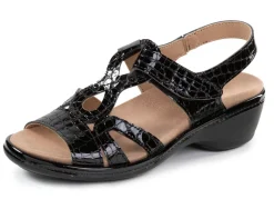 ELENA EDEN, schicke Damen-Sandalen, Weite H, mit herausnehmbarem Fußbett