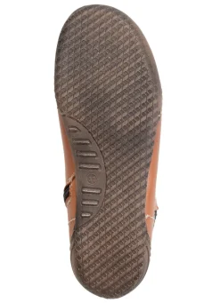 ELENA EDEN Schnür-Bootie mit gepolstertem Textil-Schaftrand