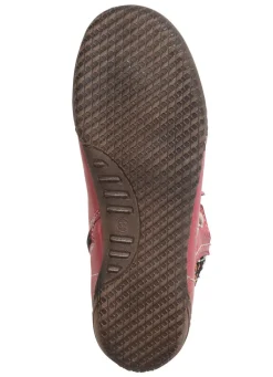 ELENA EDEN Schnür-Bootie mit gepolstertem Textil-Schaftrand