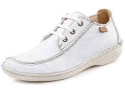 ELENA EDEN Schnürschuh aus Nappaleder mit Knitter-Struktur