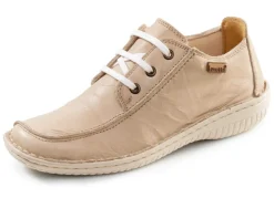 ELENA EDEN Schnürschuh aus Nappaleder mit Knitter-Struktur