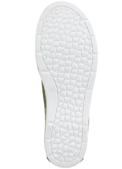 ELENA EDEN Schnürschuh mit Knitter-Struktur und Zier-Nähten