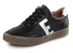 ELENA EDEN Schnür-Sneaker aus genarbtem Nappaleder