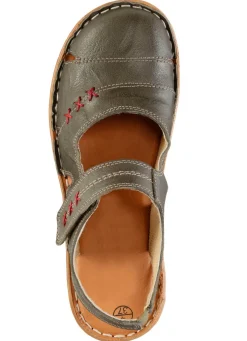 ELENA EDEN Slipper aus Nappaleder mit Knitter-Struktur