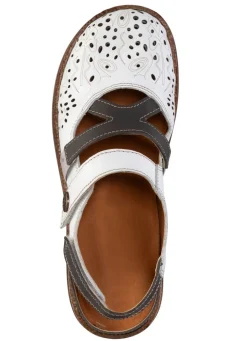 ELENA EDEN Slipper aus teilweise geprägtem Nappaleder