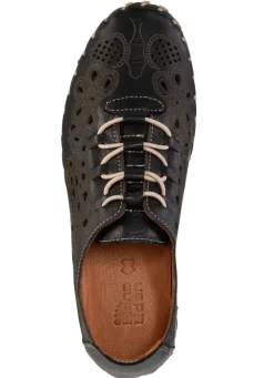 ELENA EDEN Slipper aus weichem Nappaleder mit Prägung