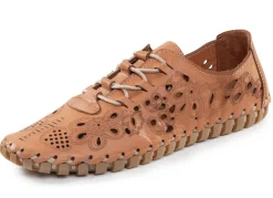 ELENA EDEN Slipper aus weichem Nappaleder mit Prägung