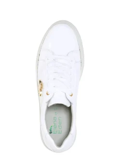 ELENA EDEN Sneaker aus Lackleder mit edlem Metallschmuck