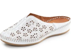 ELENA EDEN, sommerliche Damen-Clogs, Weite G, aus Leder
