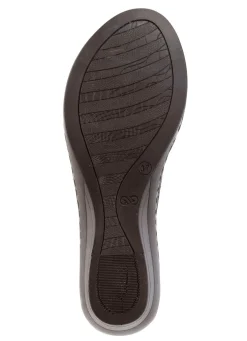 ELENA EDEN, sommerliche Damen-Pantoletten, aus Leder