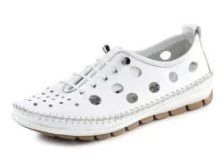 ELENA EDEN, sommerliche Damen-Slipper, Weite G, mit herausnehmbarem Fußbett