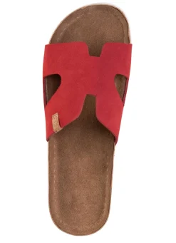 ELENA EDEN, sommerliche Damen-Pantoletten, aus Leder