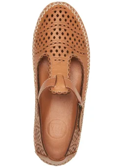 ELENA EDEN, sommerliche Damen-Slipper, Weite H, mit Klettverschluss