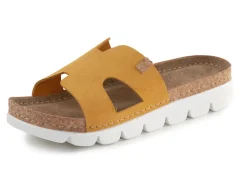 ELENA EDEN, sommerliche Damen-Pantoletten, aus Leder