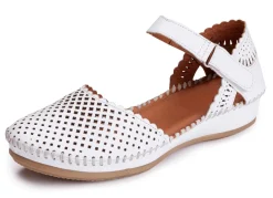 ELENA EDEN, sommerliche Damen-Sandalen, Weite G, aus Leder