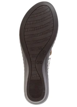 ELENA EDEN, sommerliche Damen-Pantoletten, aus Leder