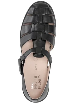 ELENA EDEN, sommerliche Damen-Slipper, Weite H, mit herausnehmbarem Fußbett