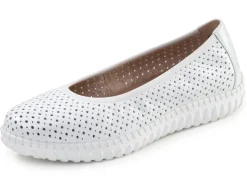 ELENA EDEN, sommerliche Damen-Ballerinas, Weite G, mit herausnehmbarem Fußbett