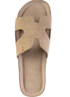 ELENA EDEN, sommerliche Damen-Pantoletten, aus Leder