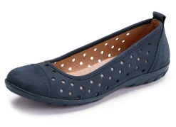 ELENA EDEN, sommerliche Damen-Ballerinas, Weite G, mit herausnehmbarem Fußbett