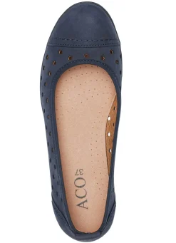 ELENA EDEN, sommerliche Damen-Ballerinas, Weite G, mit herausnehmbarem Fußbett